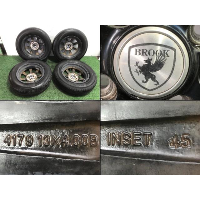 タント 社外 ホイール 4本セット 13インチ 13 × 4.0J 100-4H 4穴 145