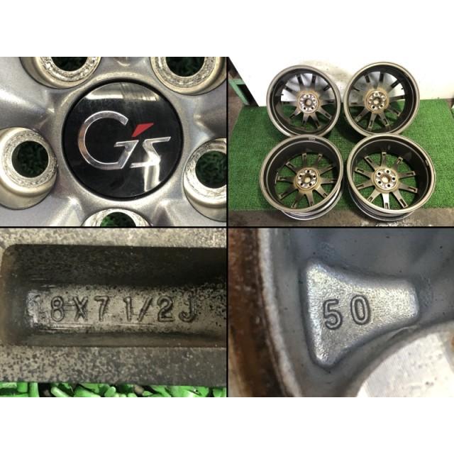 プリウス トヨタ プリウス G'S DAA-ZVW30 純正 18インチ アルミ