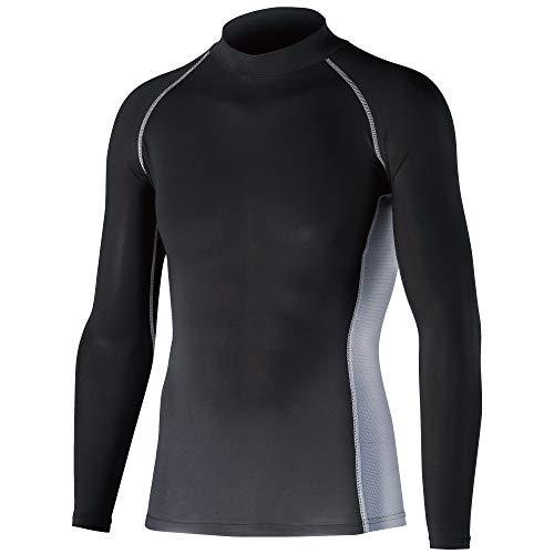 100 安い コンプレッション 消臭 吸汗速乾 接触冷感 ハイネック 長袖 夏用インナー おたふく手袋 Uvカット S ブラック Jw 625 メンズ トップス Www We Job Com