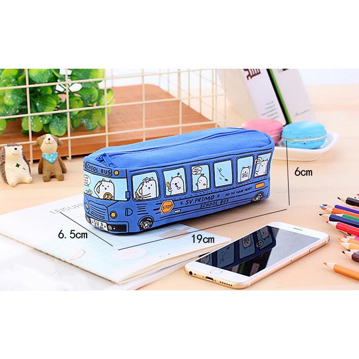 筆箱 小学生 中学生 男子 女子 ペンケース  かわいい おしゃれ バス 大容量 |  | 07