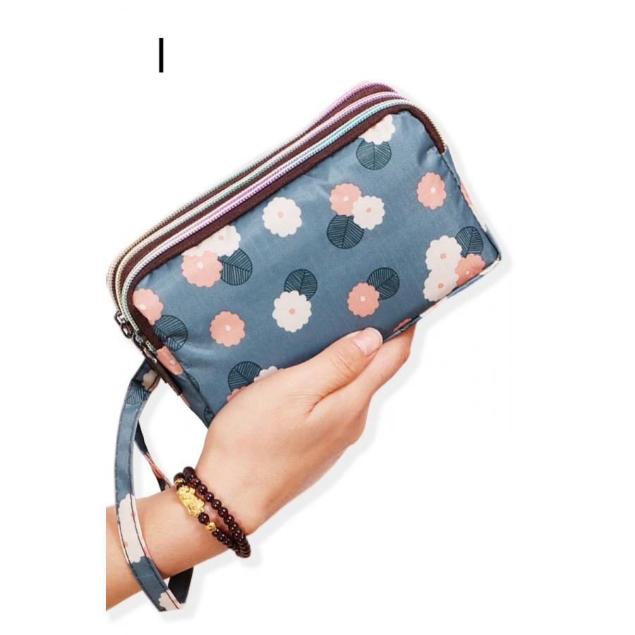 ポーチ 小物入れ 化粧ポーチ 3zip 3層 ファスナー レディース かわいい  誕生日 プレゼントにぴったり 柄がたくさん 母の日 |  | 09