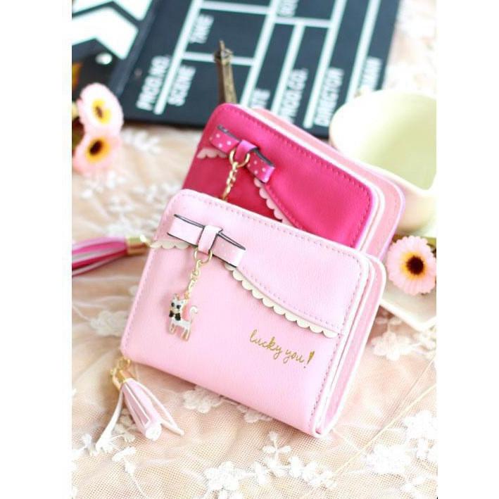 財布 二つ折り 猫 子供 女子 女の子 キッズ 小学生 中学生 高校生 レディース  かわいい おしゃれ プレゼント |  | 16