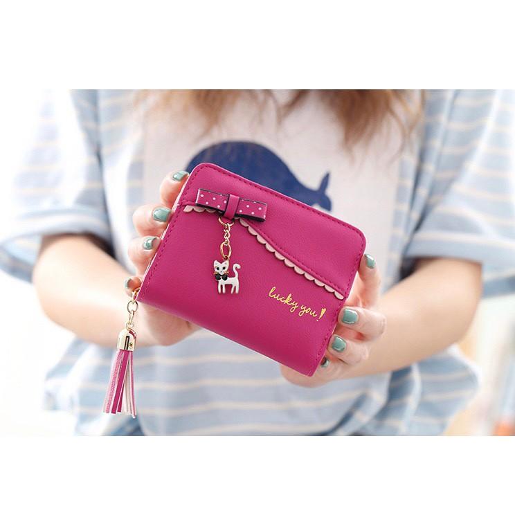 財布 二つ折り 猫 子供 女子 女の子 キッズ 小学生 中学生 高校生 レディース  かわいい おしゃれ プレゼント |  | 19