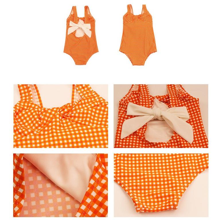 水着 女の子 ワンピース リボン 子供 キッズ 90 100 110 |  | 05