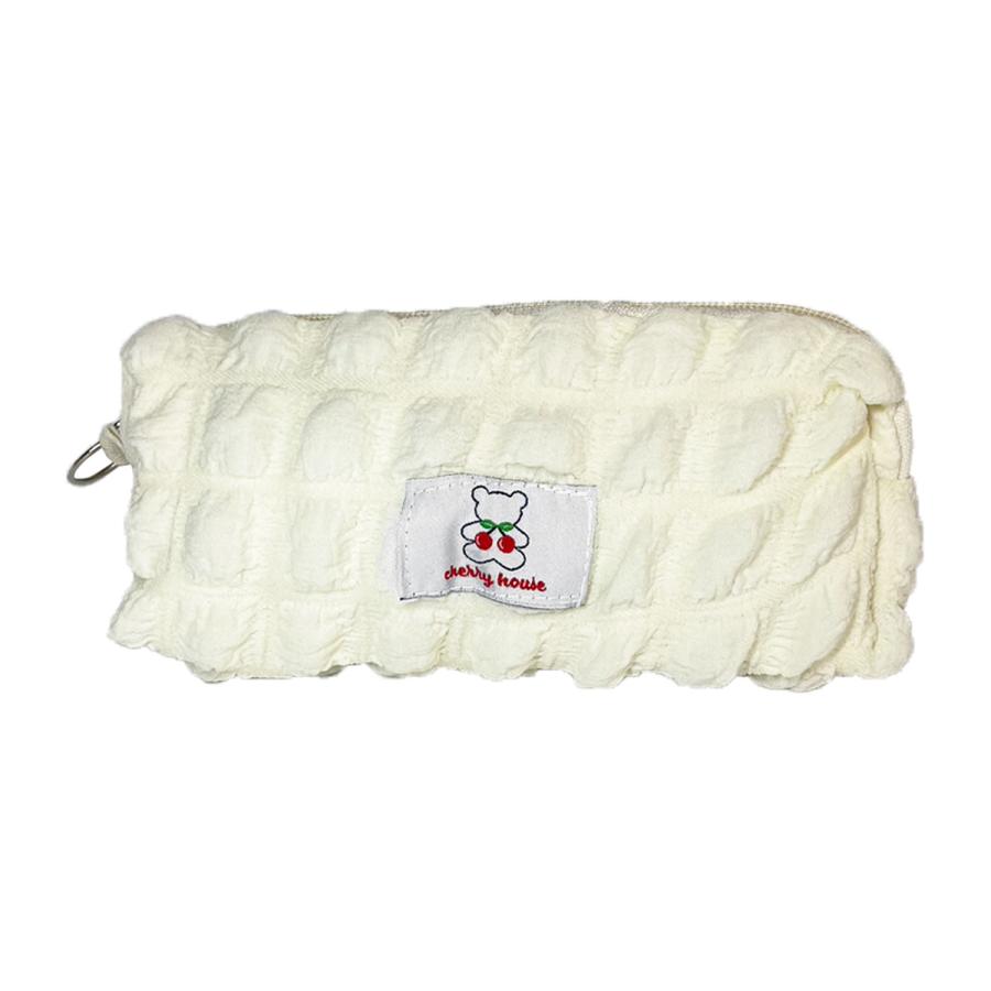 筆箱 ペンケース かわいい シンプル ポップコーン ポコポコ キルティング ポーチ |  | 01