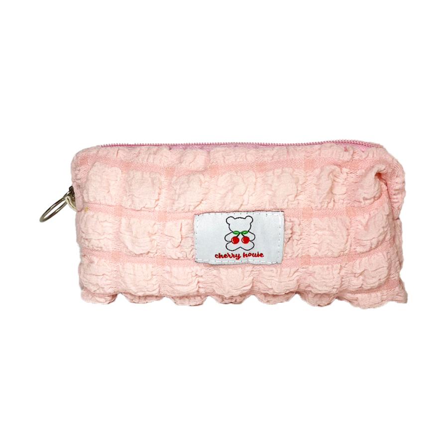 筆箱 ペンケース かわいい シンプル ポップコーン ポコポコ キルティング ポーチ |  | 03