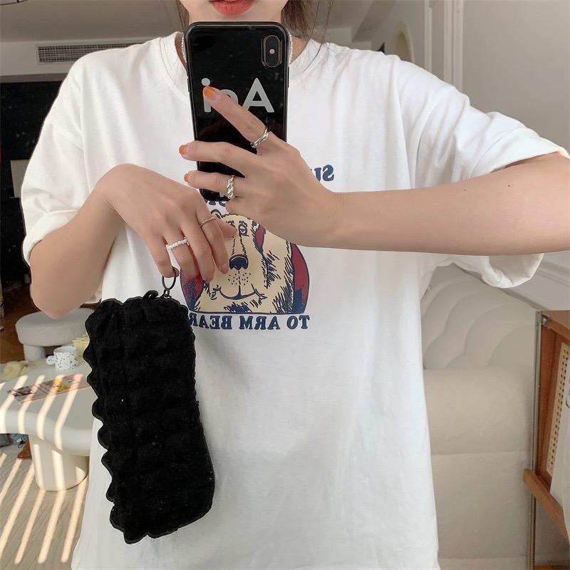 筆箱 ペンケース かわいい シンプル ポップコーン ポコポコ キルティング ポーチ |  | 06