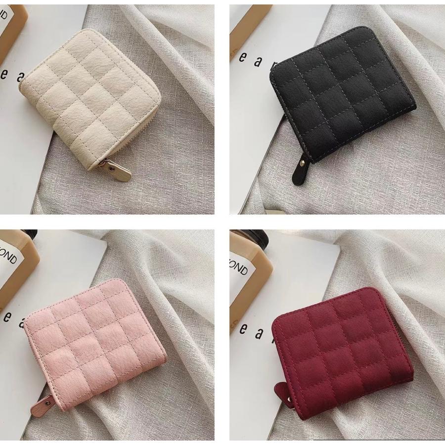 財布 二つ折り  レディース シンプル キルト 小さい 小さめ 女子 女の子 おしゃれ かわいい |  | 05