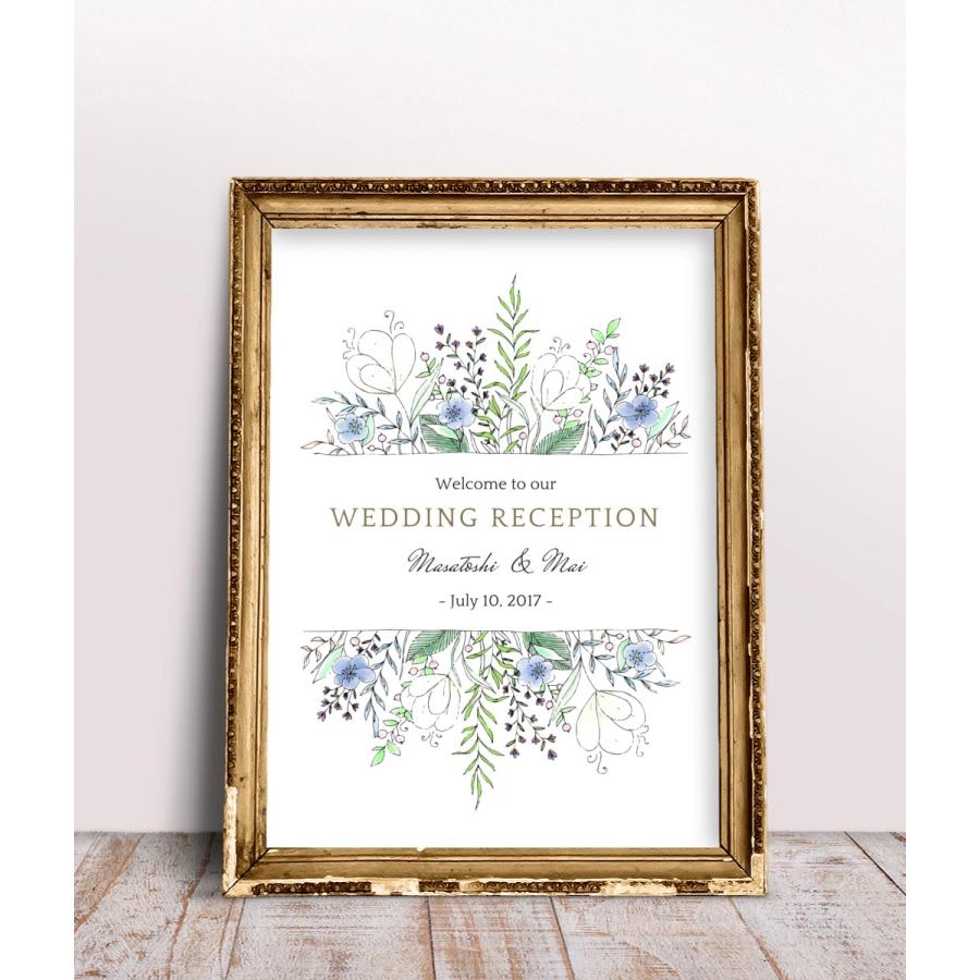 A3 ウェルカムボード ポスター ペンフラワー カラー 送料無料 結婚式 W 017s ウェディングストア Studio Monaca 通販 Yahoo ショッピング