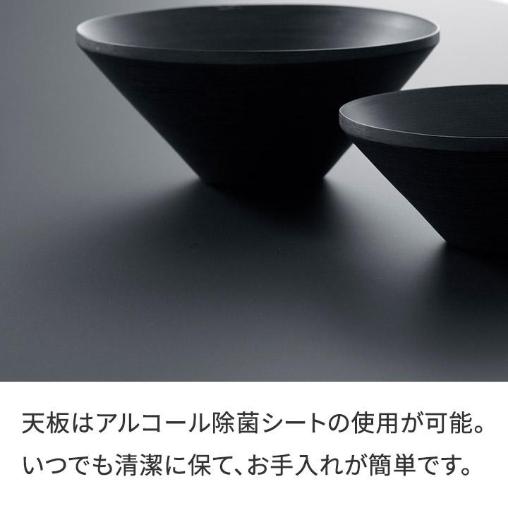 パモウナ ラウンドテーブル 幅90cm AX ブラック ライトグレー オリーブ 食卓テーブル ダイニングテーブル 無垢脚 高さ 70cm ジャパンディ 完成品 高級感_11