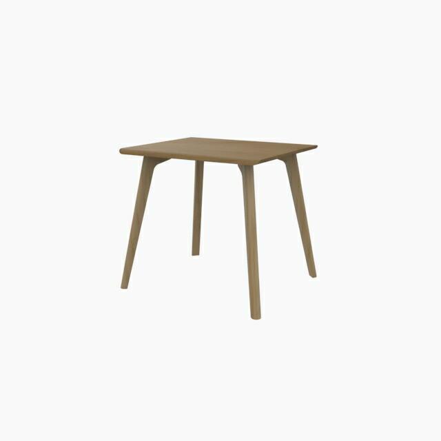 送料無料 ダイニングテーブル (W800 天板：ホワイトオーク 脚：ピーチ) - CROSS