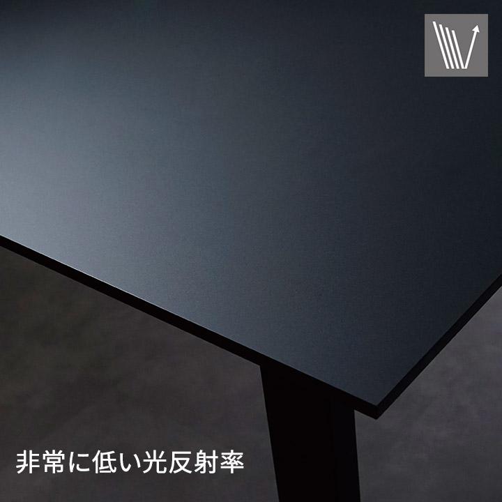 パモウナ FX ダイニングテーブル 幅160cm 4人掛け 奥行80cm 高さ70cm 無垢脚 ライトグレー ブラック 耐熱 撥水 白 黒 ジャパンディ おしゃれ
