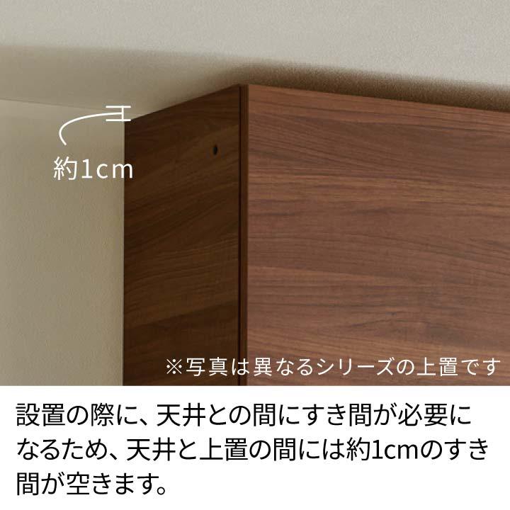 パモウナ 食器棚 上置 幅120cm 奥行33cm ハイタイプ JN 完成品 棚 国産 キッチンボード ダイニングボード カップボード 開き扉 レンジボード レンジ台 送料無料_10