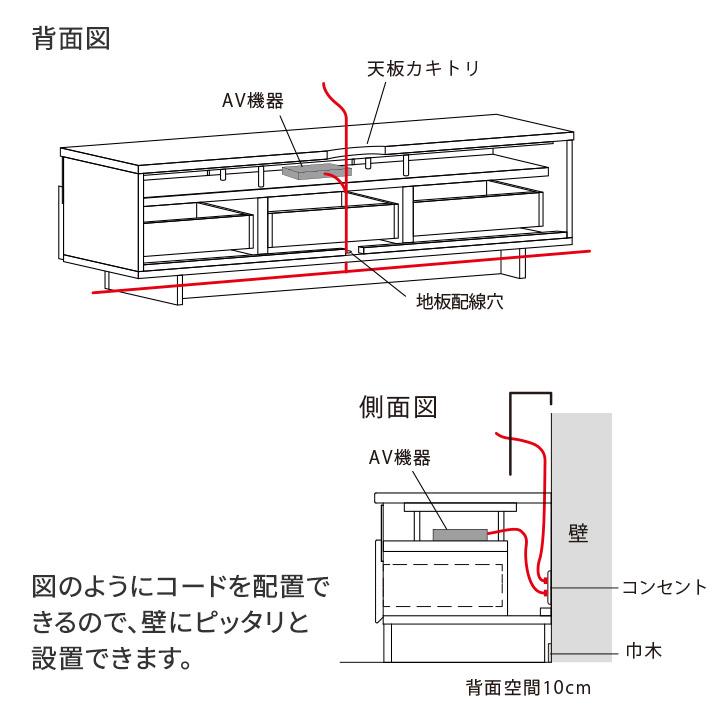パモウナ テレビボード 幅210cm RD 完成品 テレビ台 ロータイプ