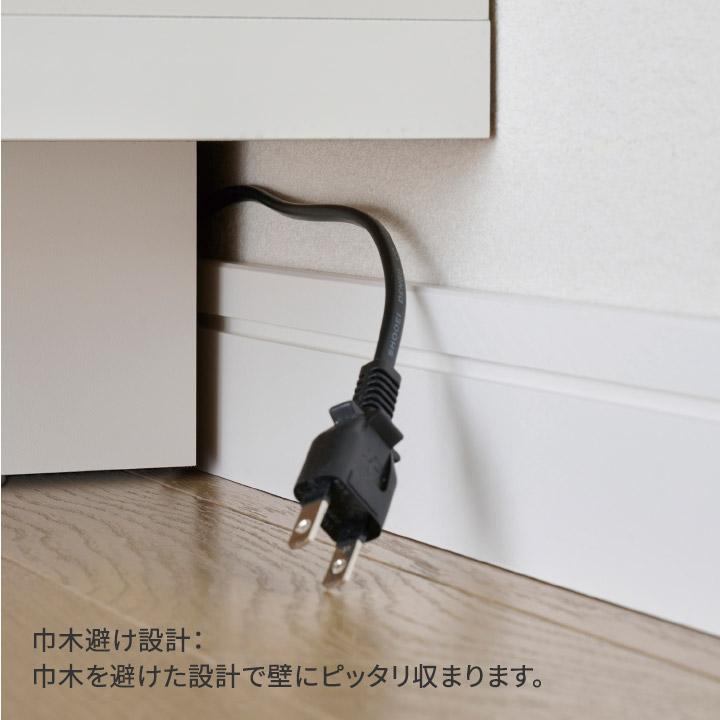 パモウナ キャビネット 幅60cm 開き扉 RD ホワイト ナチュラル グレー ウォールナット オーク セラミック柄 石目柄 完成品 収納 国産 おしゃれ 高級感 送料無料_13