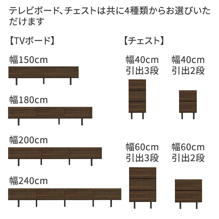 パモウナ チェスト 幅60cm 3段 WV ナチュラル グレー ウォールナット