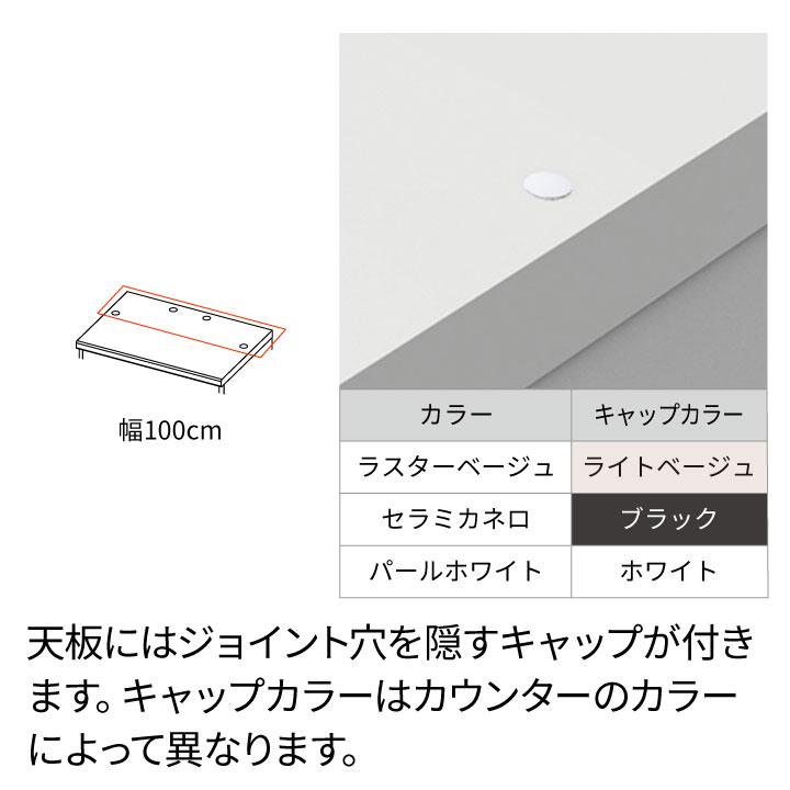 パモウナ カウンター 幅100cm 奥行50cm 高さ94cm YS 下台販売 完成品 国産 食器棚 キッチンボード ダイニングボード レンジボード レンジ台 ロータイプ 送料無料の画像