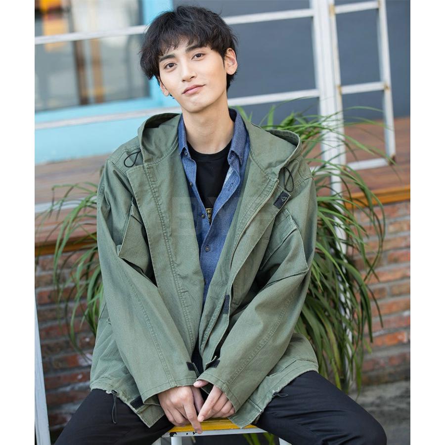 コート モッズコート メンズ アウターコートト ジャケット トレンチコート カジュアル 秋 メンズ スリム ジャケット 大きいサイズ フード付き アーミーグリーン 0817 Lk03 Byf 通販 Yahoo ショッピング