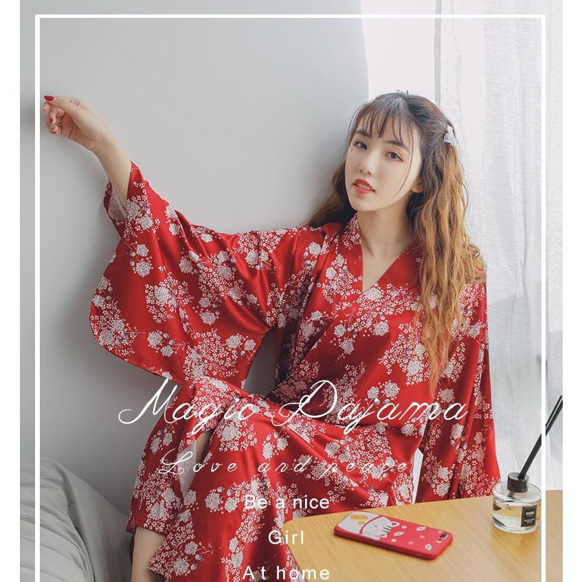 パジャマ 浴衣 レディース 綿パジャマ お寝巻き 花柄 和服 部屋着 寝間着 ルームウェア 長袖 前開き レトロ 春夏 婦人 女性 パジャマ セクシー Byf 0725 Yyhf 08 Byf 通販 Yahoo ショッピング