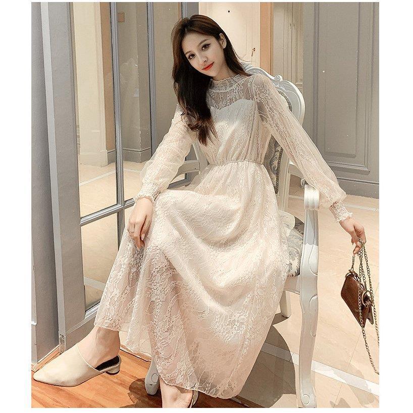 レディースファッション フローラル レースワンピース レディース 40代 秋冬 長袖ワンピース 白レースマキシワンピース フレアスカート シースルー 結婚式ドレス パーティー オシャレ 大人 上品 Qd2qzuimxp Www Boulevardrestaurants Com