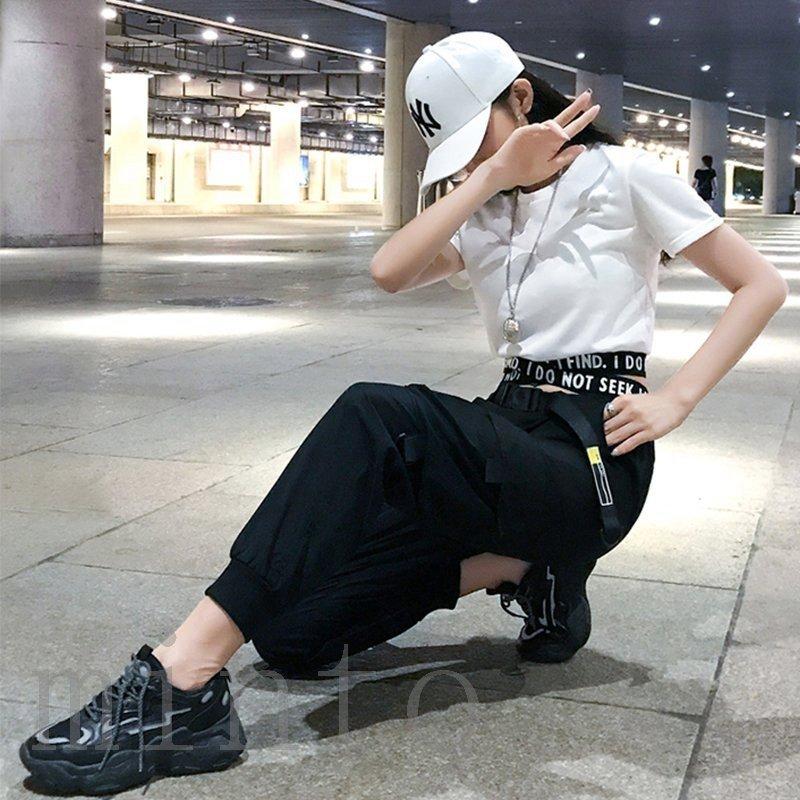 セットアップ レディース へそ出しtシャツ ショート丈 トップス カーゴパンツ ストリート系 原宿 ダンス衣装 ヒップホップ 韓国ファッション ジャズダンス Byfc47c Byf 通販 Yahoo ショッピング