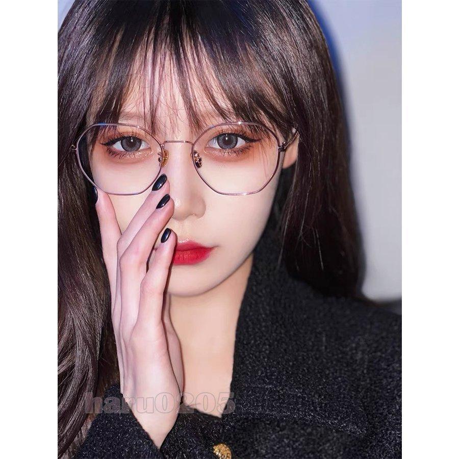 欲しいの 財布 帽子 ファッション小物 伊達メガネ レディース メンズ ファッション メガネ Pcメガネ 軽量 伊達メガネ クリア 度なし 透明 眼鏡 ブルーライトカット おしゃれ 丸形 紫外線 Uvカット メタル めがねフレーム ケース付き 男女兼用 Www Threeriversofs Com