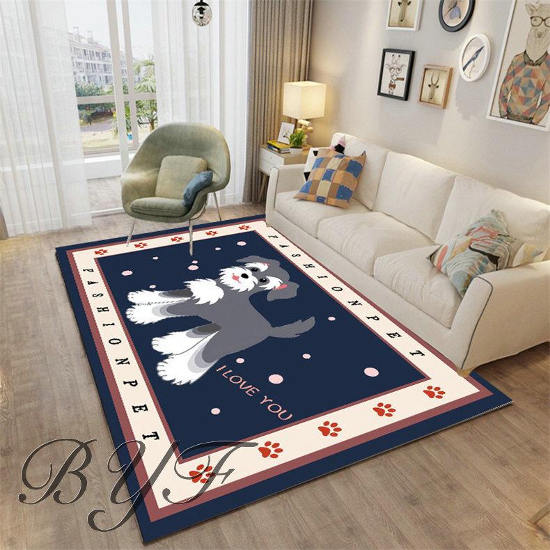 ラグ 絨毯 北欧 カーペット じゅうたん 洗える じゅうたん 動物 犬 滑り止め付き オールシーズン 長方形 四角 子供 リビング 洗濯 おしゃれ 敷物 C3 Carpet169 Byf 通販 Yahoo ショッピング
