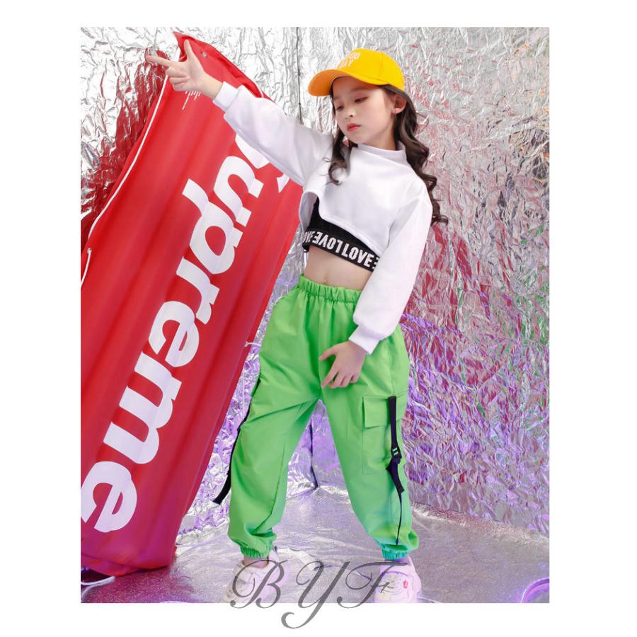 キッズダンス衣装 Hiphop ヒップホップ トップス シャツ 黒 白 タンクトップ ロンt ヒップホップ 韓国 かっこいい キッズ ダンス衣装 長袖 派手 C3 Kidsdance34 Byf 通販 Yahoo ショッピング