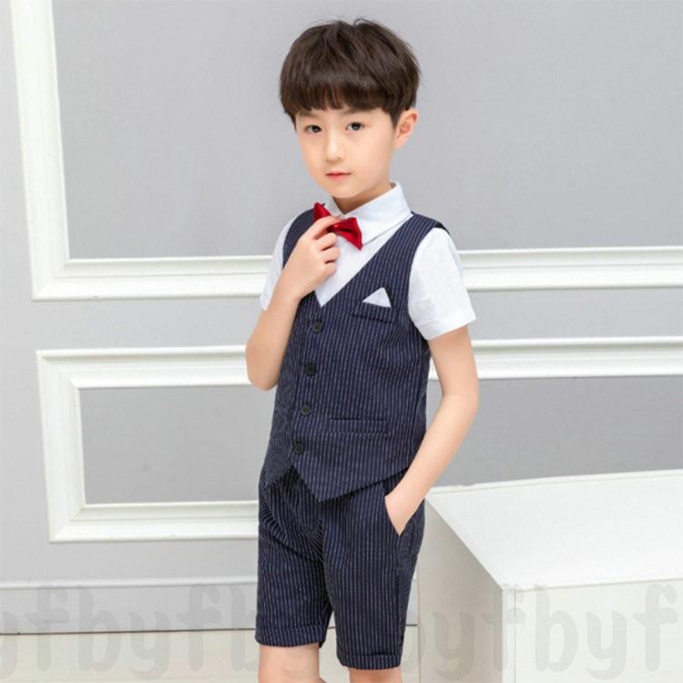 キッズ 子供 入学式スーツ セットアップ ベスト タキシード 夏 入園式 卒業式 結婚式 発表会 半袖シャツ 半ズボン ベスト ショートパンツ ワイシャツ C3 Kidsset13 Byf 通販 Yahoo ショッピング