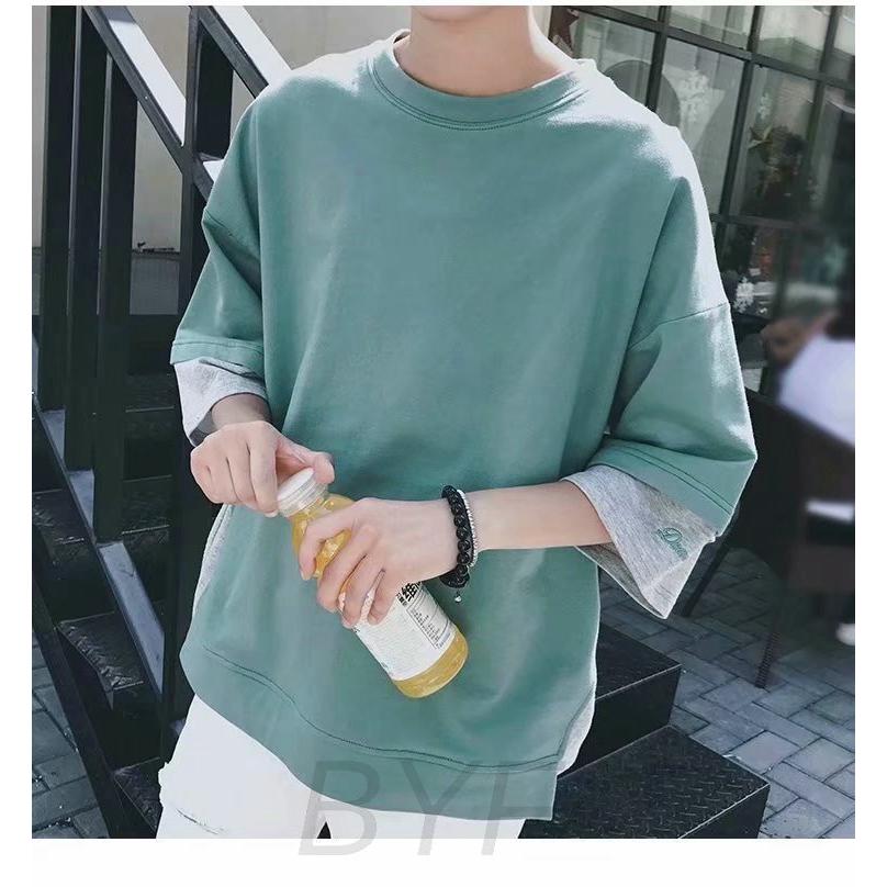 メンズ ビッグtシャツ トップス 半袖 ビッグシルエット ゆったり カットソー オーバーサイズ 春服 春 夏服 春夏 学生 韓国風 カジュアル C3 Manclothes16 Byf 通販 Yahoo ショッピング