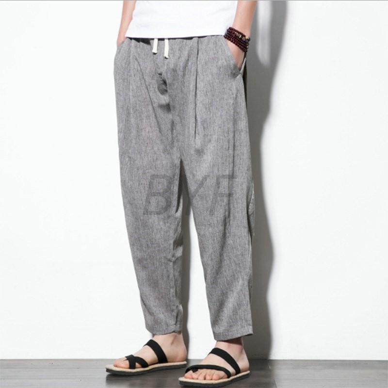 サルエルパンツ メンズ 夏 麻パンツ 生地改良 ワイドパンツ 亜麻 リネンパンツ ゆったり サマー 涼しいズボン ボトムス カジュアル 薄手 C3 Manpants10 Byf 通販 Yahoo ショッピング