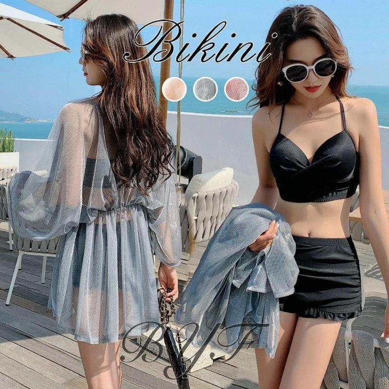 レディース水着 体型カバー 水着 タンキニ 3点セット セパレート ビキニ ショートパンツ 水着 スイムウェア 女性用 ママ 30 40代 可愛い 海水浴 温泉 C3 Swimsuit32 Byf 通販 Yahoo ショッピング