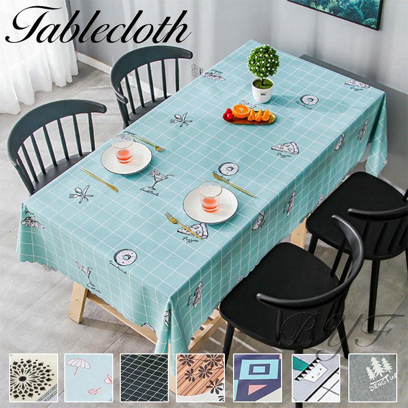 テーブルクロス 撥水 北欧風 おしゃれ 食卓カバー テーブルマット Pvc デスクマット 各サイズ 防水 撥油 汚れ防止 傷防止 正方形 長方形 贅沢感 レース裾 C3 Table02 Byf 通販 Yahoo ショッピング