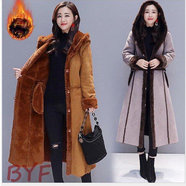 17年新作入荷 コート レディース 高級合皮コート 超ロング フード付き 裏ボア フェイクファー オーバーコート 大きいサイズ ロングコート アウター 冬物 上品 ファーコート Heirloomedblog Com