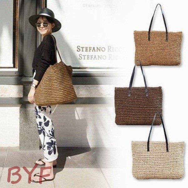 22超人気 バッグ ママバッグ ショルダーバッグ 21新作 カゴバッグ レディース バッグ 夏 ハンドバッグ 草編みバッグ ファスナー付き 軽い かわいい おしゃれ ナチュラル リゾート ビーチ ママ ママバッグ 軽量 Www Threeriversofs Com