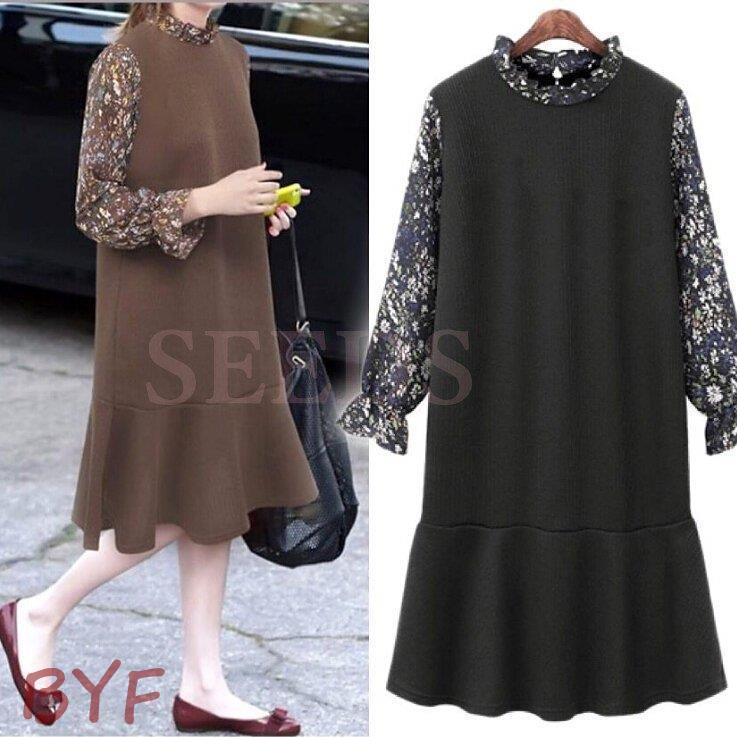 新作入荷 フレアワンピース きれいめ 30代40代 ショット レディース ワンピース おしゃれ 6l 大人 お出かけ ドレス 通勤 長袖 秋コーデ ワンピース カラー 5xl Www We Job Com