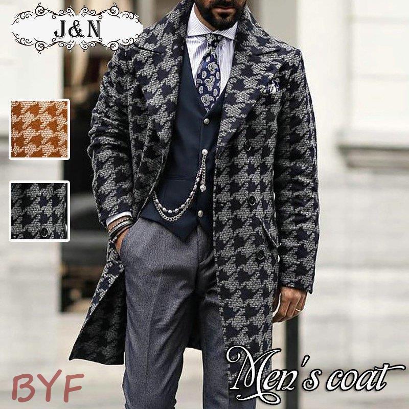 チェスターコート メンズ 秋 冬 春 おしゃれ ロング コート ジャケット 上品 テーラード ビジネス スプリングコート アウター 千鳥格子 代30代40代50代 Cc21 Wi25zrr116 Byf 通販 Yahoo ショッピング