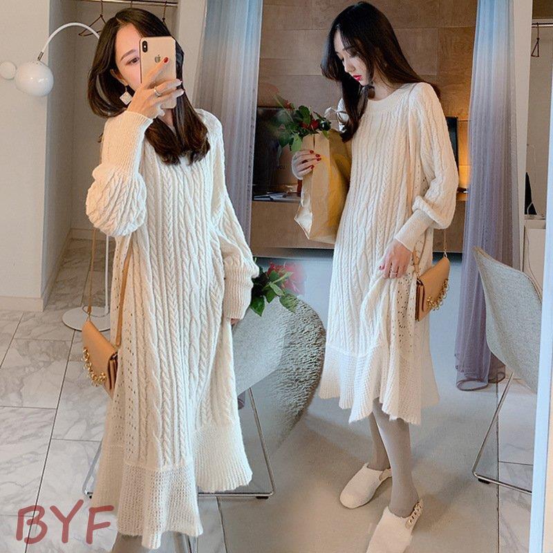 セーター ワンピース マタニティ ニット おしゃれ ロング 冬 長袖 Aライン プリーツ ストレッチ 妊婦服 マタニティ ワンピース フォーマル 結婚式 Cc21 Wi25zrr356 Byf 通販 Yahoo ショッピング