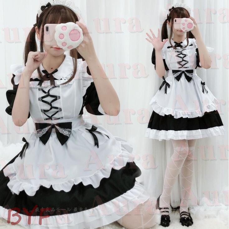 コスプレ 衣装 メイド服 女性用 大きいサイズ ハロウィン 仮装 猫女 コスチューム ウェイトレス メイドコスプレ ロングドレス Cos レディース ワンピース 可愛い Cc21 Wi31zrr356 Byf 通販 Yahoo ショッピング