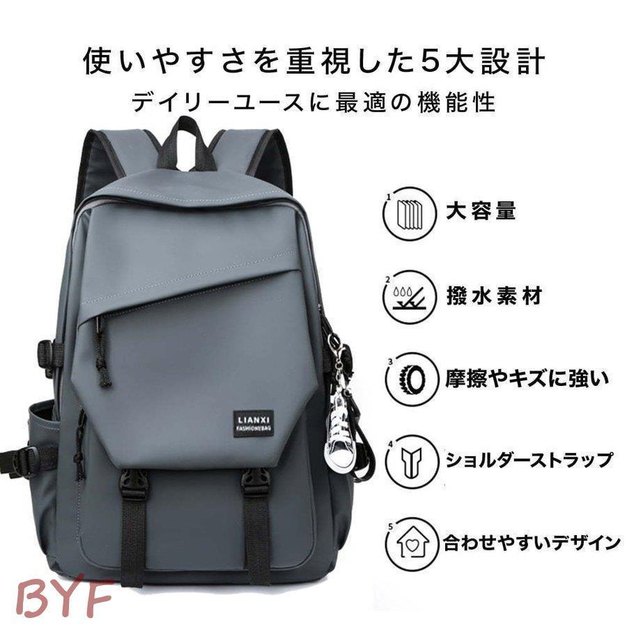 スーパーセール 通勤 大容量 大学生 高校生 中学生 リュック 大きめ 軽量 おしゃれ 黒 レディース 撥水 Pc収納 メンズ 防水 シンプル デイバッグ 通学 リュックサック デイパック カラー グレー Iceenergy Nl