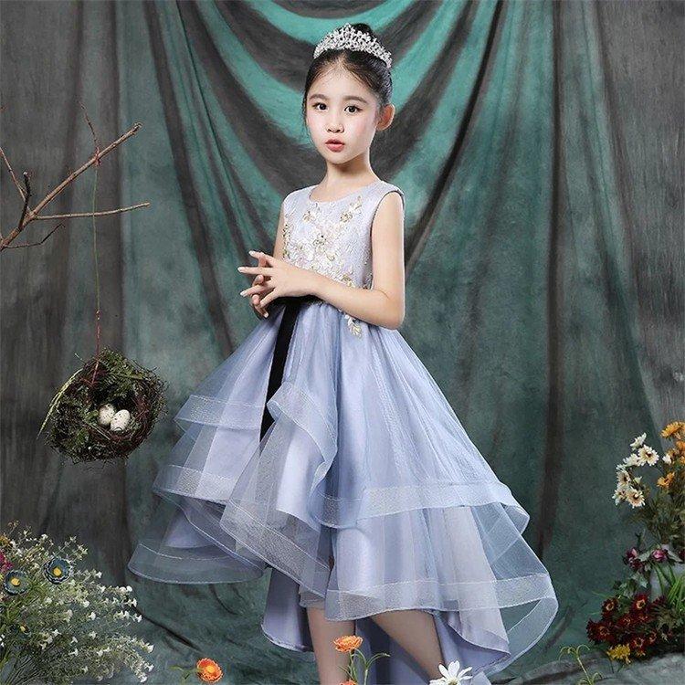 ドレス 子供ドレス ガールズドレス 子供服 女の子 夏服 ワンピース キッズ リボン ノースリーブ ガールズ 袖なし 夏 可愛い ワンピ フォーマル 発表会 超激安