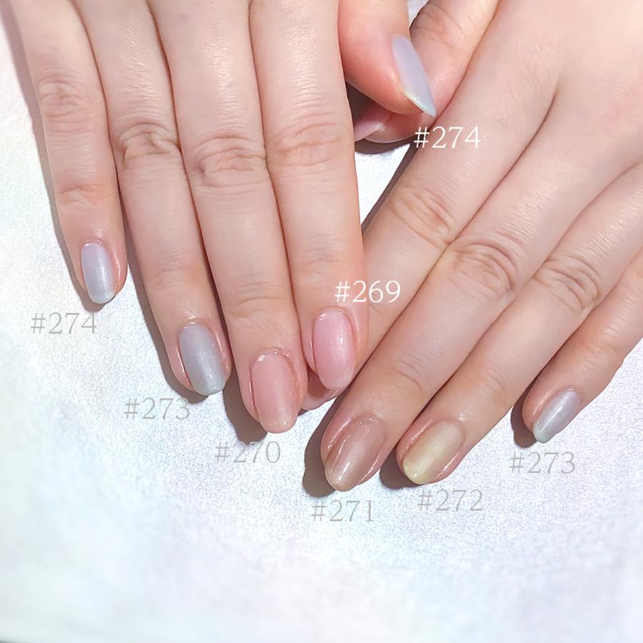 ネイルカラーとジェル ジェルネイル カラージェル 2色 4個セット マグネット マニキュア