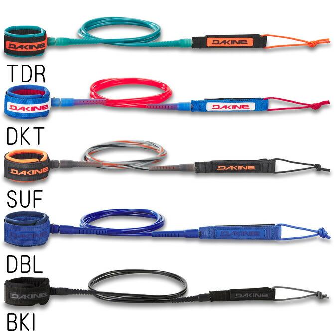 ダカイン リーシュ プロ コンプ 1.83m×5mm モデル Dakine Leash Pro Comp 6 ダカイン リーシュ ジョン ジョン フローレンス カイヌイ プラス 1.83m×6.5mm モデル Dakine Leash John John Florence Kainui Plus 6