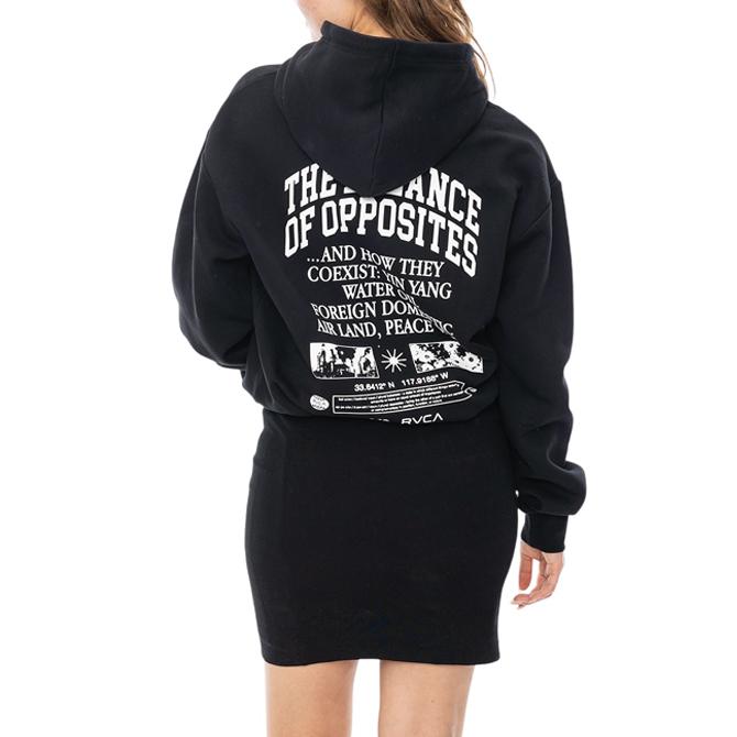 RVCA（ルーカ） ルカ レディース PASTE UP HOODIE DRESS パーカー