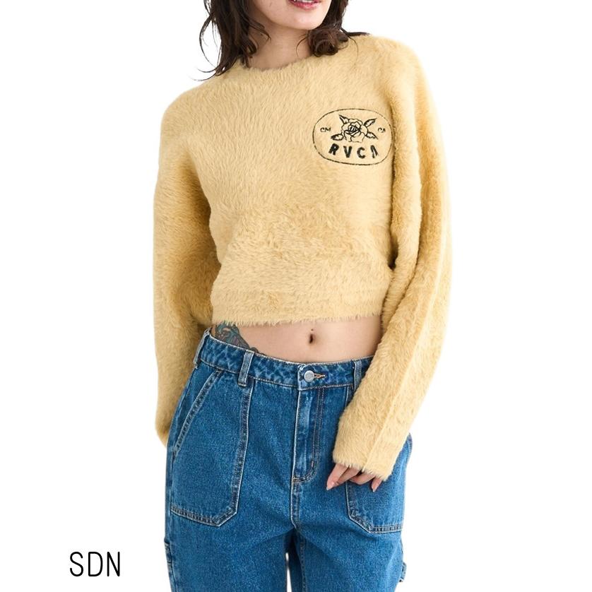 RVCA（ルーカ） ルカ レディース LOOSE FIT JACQUARD KNIT セーター
