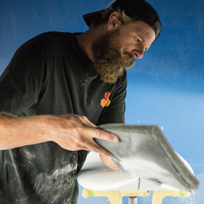 チャンネルアイランド アルメリック サーフボード　ツインピン ティントグリーン / ChannelIslands Almerrick The Twin Pin サーフィン、ボディボード