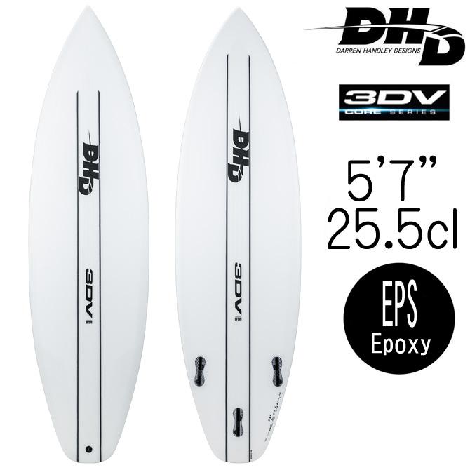 DHD サーフボード 3DV EPS モデル 5'7"×18 3/4"×2 1/4" 25.5L / DHD 3DV EPS Model｜bythesea｜04