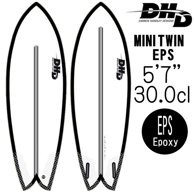 DHD サーフボード ミニツイン EPS モデル 5'7