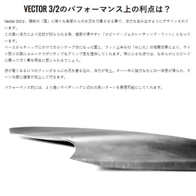 フューチャーフィン ALPHA VECTOR 3/2 Lサイズ futures.（フューチャー） 24 futures. フィン ALPHA VECTOR 3/2 LARGE