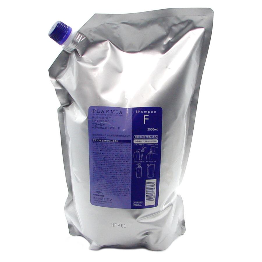 ミルボン プラーミア ヘアセラム シャンプー F 2500mL 詰め替え用 業務用　6点セット　｜　ヘアシャンプー MILBON（ミルボン） プラーミア ヘアセラム シャンプー F 2500ml